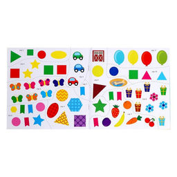 Книга с наклейками Цвета и формы, 12 стр. - Буква-ленд фото 2