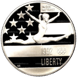 1/2 доллара (50 центов) 1992 года S США XXV летние Олимпийские Игры 1992 в Барселоне