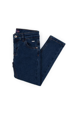 Erkek _ocuk Koyu Mavi Jean Pantolon Sepette S_rpriz _ndirim