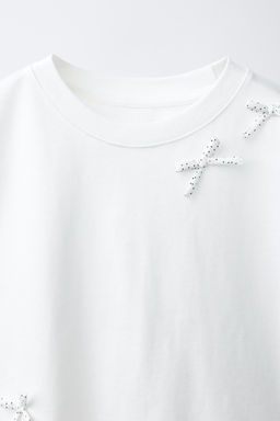 CAMISETA LAZOS / Blanco - Zara фото 3