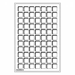 Планшет для 77 монет диаметром 22 мм (упаковка 2 штуки) Синий LEUCHTTURM 325424