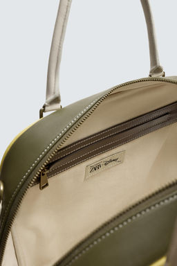 LEATHER SHOPPER BAG HARRY LAMBERT FOR ZARA X DISNEY  фото 7
