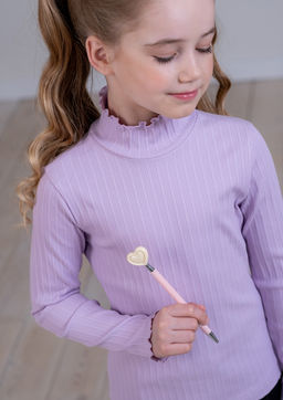 Виола, джемпер трикотажный сиреневый/122-60-54 - Alolika фото 6