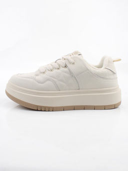 03-PDH336-1MILK Кроссовки демисезонные женские (натуральная кожа, нубук)