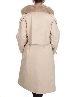 21003 BEIGE Пальто зимнее женское MAILILUO (150 гр. холлофайбера) - Fashion фото 5