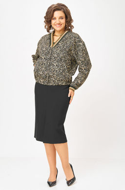 Бомбер БелЭльСтиль 878 золото+черный