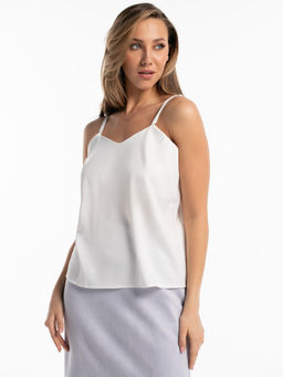 Топ шелковый молочный - Odis фото 13