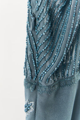 EMBROIDERED DRESS WITH SEQUIN AND BEAD EMBELLISHMENT - Zara фото 7