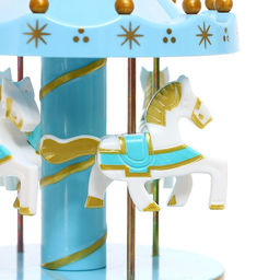 Музыкальная заводная игрушка Карусель: Лошади, МИКС - Simaland фото 6