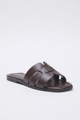 Trendyol Shoes Ekru Tek Bant Gunluk Kad?n Terlik TAKSS24TE00010 - Trendyolmilla фото 22