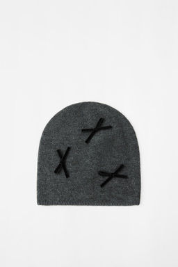 BOW DETAIL KNIT BEANIE - Zara фото 3