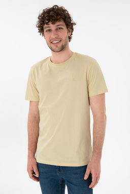 Erkek Regular Fit Bisiklet Yaka A__k Haki Basic Ti__rt Sepette S_rpriz _ndirim - U.s. polo assn фото 2