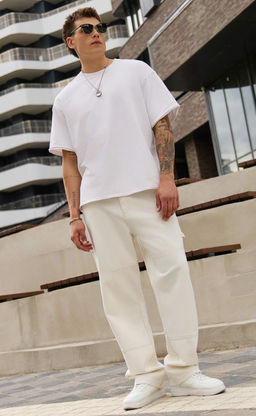 Джинсы муж. F611-0125 milk - Fine joyce фото 12