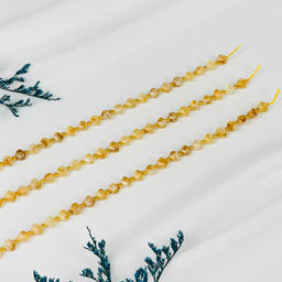 Бусины для украшений из Цитрина (38 бусин) 37 см