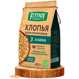 ЯС Fitergy Хлопья 3 злака 450г