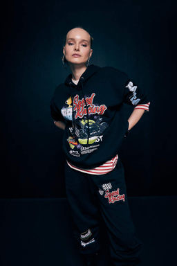 Толстовка с капюшоном и принтом Cool Oversize - Defacto фото 3