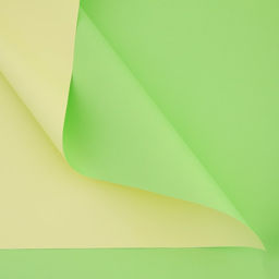 Пудровая плёнка двусторонняя Салатовый+жёлтый, 50 мкм, 0.5 х 10 м - Дарите счастье фото 4