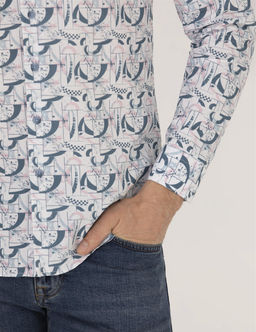 Pembe Slim Fit Uzun Kollu G_mlek - Pierre cardin фото 7