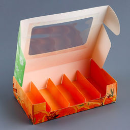 Цена за 5 шт. Коробка для 5 эклеров подарочная, новогодняя упаковка «Праздничное настроение», 25×15×6.5 см