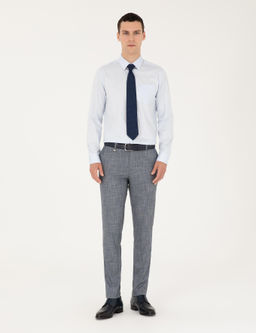 A__k Mavi Regular Fit Uzun Kollu Basic G_mlek