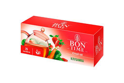 Bontime, чай черный Клубника, 25 пакетиков, 37,5 г