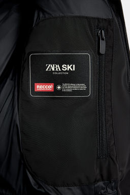 FLEECE HEIQ XREFLEX RECCO® TECHNOLOGY SKI COLLECTION PUFFER JACKET - Zara фото 29