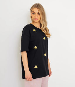 Футболка #КТ026 (2), чёрный - Dommod фото 2