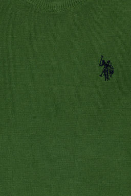 U. S. Polo Assn Зеленый базовый свитер для мальчика - U.s. polo assn фото 3