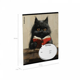 Цена за 10 шт. Тетрадь школьная ученическая ErichKrause Funny Friends, 12 листов, линейка (в плёнке по 10 шт.)_MIX-PACK  фото 10