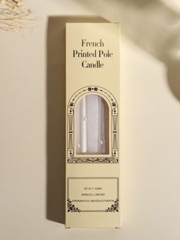 Набор свечей античных Белый жемчуг, 2.3?25 см, 2 шт., 7.6?28?2.3 см