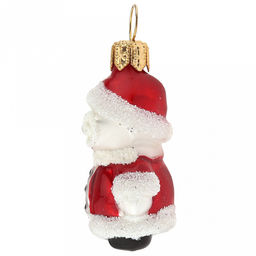 Елочная игрушка фигурка стеклянная Санта мини h6см, ручная художественная роспись, подарочная упаковка (Россия) - Домашняя мода фото 3