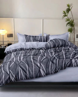 Постельное белье поплин люкс - Фортуна 2 сп. с Евро простыней (нав.70х70)