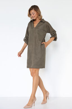 Платье из замши