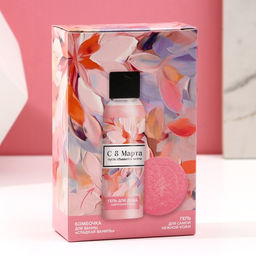 Подарочный набор 8 Марта!, гель для душа 100 мл и бомбочка для ванны 40 г, Чистое счастье  фото 8