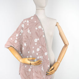 17С356-ШР/у./рул. 55*115 Полотенце "Цветение" цв. 3 рис. 156 розовый