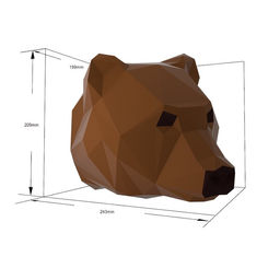 Полигональный конструктор Медведь, 10 листов - Unicon фото 2