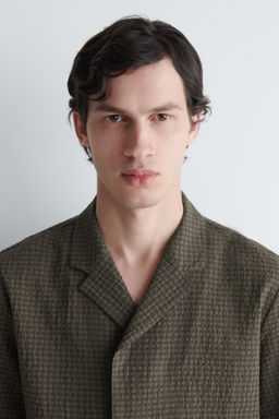 CAMISA SEERSUCKER DE MANGA CORTA - H&m фото 7