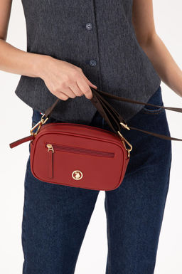 Женская сумка через плечо с корицей Неожиданная скидка в корзине - U.s. polo assn фото 2