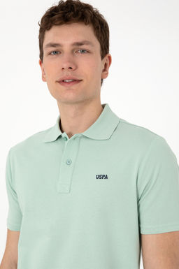 Erkek Regular Fit Polo Yaka Su Ye_ili Basic Ti__rt Sepette S_rpriz _ndirim - U.s. polo assn фото 2