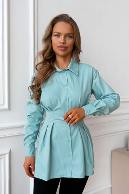 Рубашка Open Style 5616-Р мятный