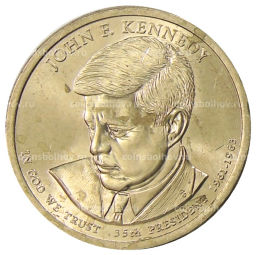 1 доллар 2015 года P США Джон Кеннеди 35-й президент США