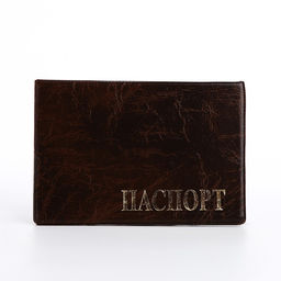 Цена за 2 шт. Обложка для паспорта, цвет коричневый