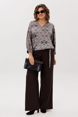 Блуза ANELLI 1662 ромбовидные холмы