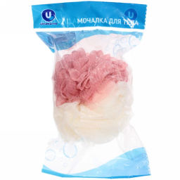 Цена за 3 шт. Мочалка для тела полипропиленовая "Ultramarine - Шарм", микс три цвета, 60грамм