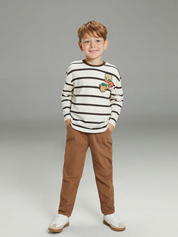 Kadife G?r?n?ml? Erkek ?ocuk Pantolon