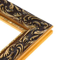 Рама для картин (зеркал) 30×30×4 см, дерево «Версаль», золотая