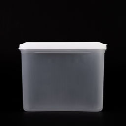 Цена за 2 шт. Емкость для сыпучих продуктов "Лайн" 1,5л (белый) М9003