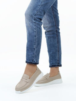 06-YE290-3 BEIGE Туфли женские (натуральная кожа)