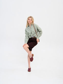 Сабо 5200.23663br.Гнилая вишня+коричневый