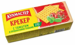 Крекер Кухмастер С томатом и прованскими травами 270 г